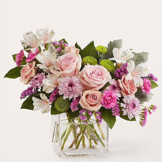 Pink Suede Bouquet –  Dejavu Florist And Balloons, Durham NC