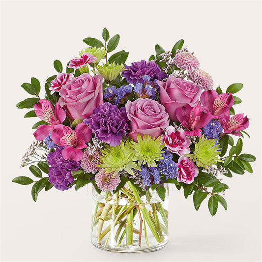 Glass Half Full Bouquet –  Dejavu Florist And Balloons, Durham NC