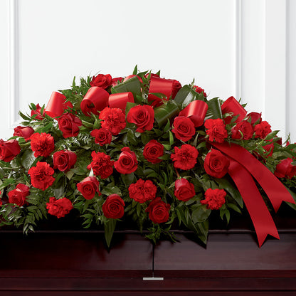 Tribute of Life Casket Spray –  Dejavu Florist And Balloons, Durham NC