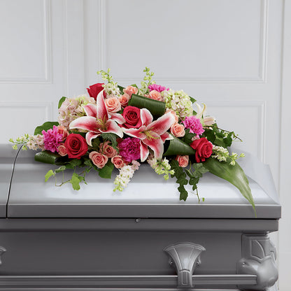 Splendid Grace Casket Spray –  Dejavu Florist And Balloons, Durham NC
