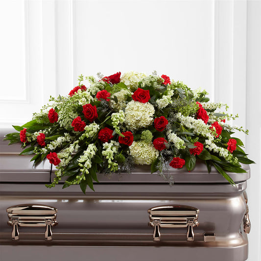 Sincerity Casket Spray –  Dejavu Florist And Balloons, Durham NC