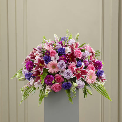 Fare Thee Well Pedestal –  Dejavu Florist And Balloons, Durham NC