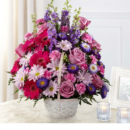 Pastel Peace Basket –  Dejavu Florist And Balloons, Durham NC