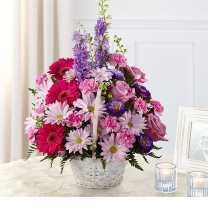 Pastel Peace Basket –  Dejavu Florist And Balloons, Durham NC