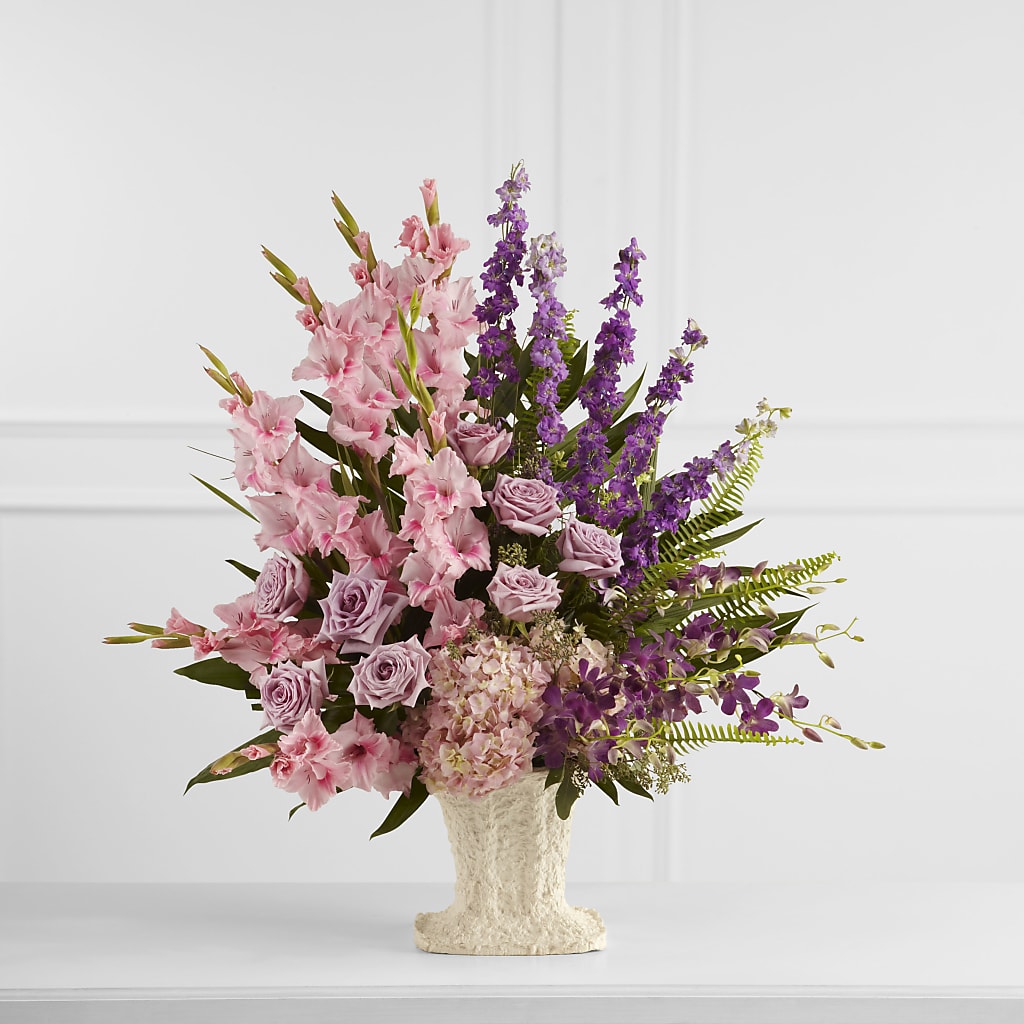 Flowing Garden Arrangement –  Dejavu Florist And Balloons, Durham NC