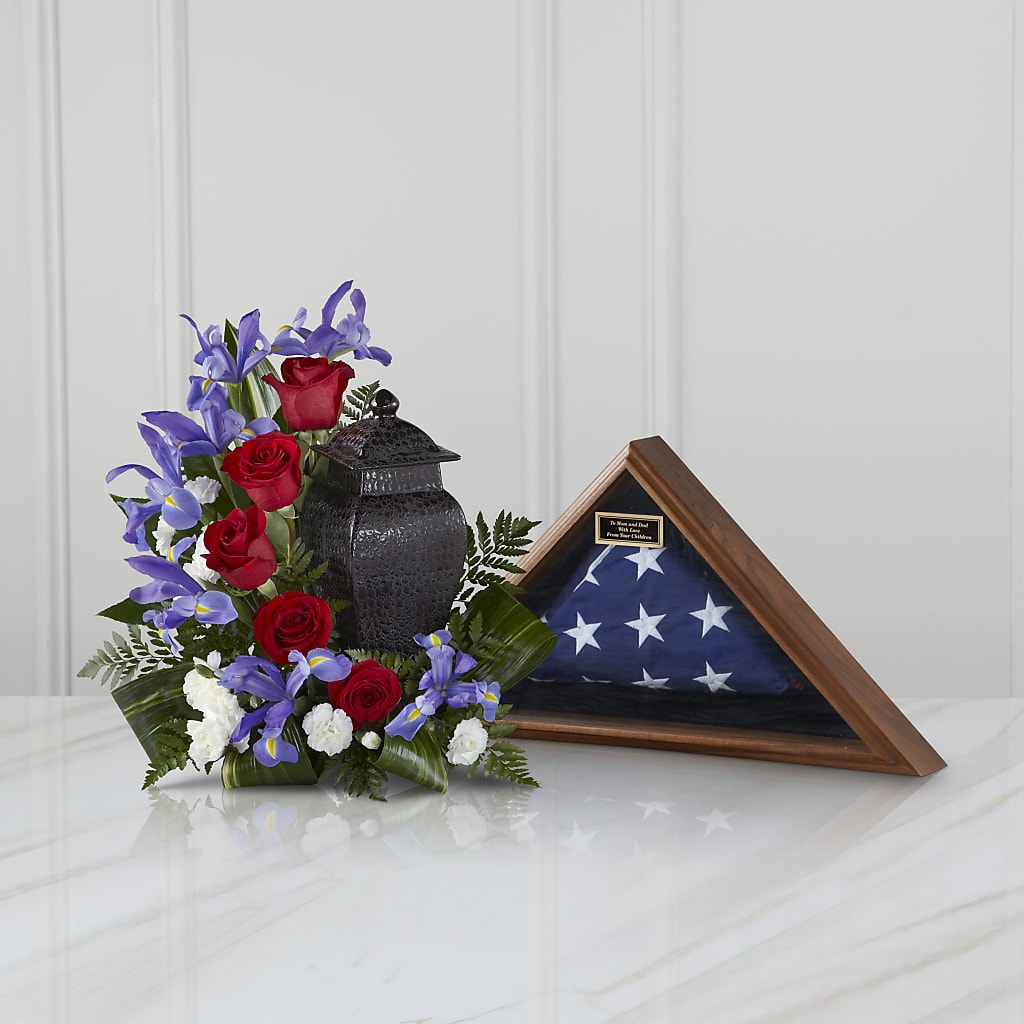 Patriotic Tribute Arrangement –  Dejavu Florist And Balloons, Durham NC
