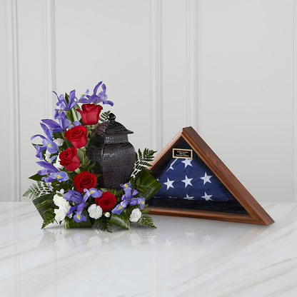 Patriotic Tribute Arrangement –  Dejavu Florist And Balloons, Durham NC