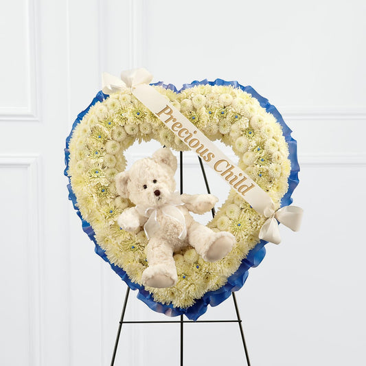 Precious Child Standing Heart –  Dejavu Florist And Balloons, Durham NC
