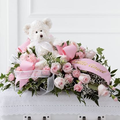 Touch of Sympathy Casket Spray –  Dejavu Florist And Balloons, Durham NC