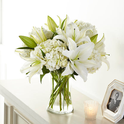 Compassionate Lily Bouquet –  Dejavu Florist And Balloons, Durham NC