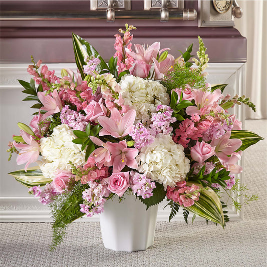 Simply Serene Floor Basket –  Dejavu Florist And Balloons, Durham NC