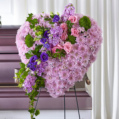 Treasured Love Standing Heart –  Dejavu Florist And Balloons, Durham NC