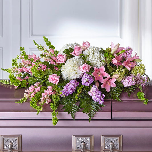 Life's Gratitude Casket Spray –  Dejavu Florist And Balloons, Durham NC