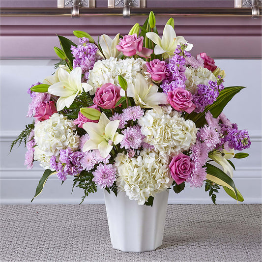 Heaven Sent Floor Basket –  Dejavu Florist And Balloons, Durham NC