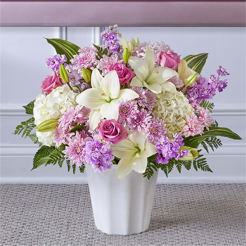 Heaven Sent Floor Basket –  Dejavu Florist And Balloons, Durham NC