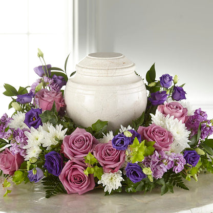 Blooming Sympathy Cremation Adornment –  Dejavu Florist And Balloons, Durham NC