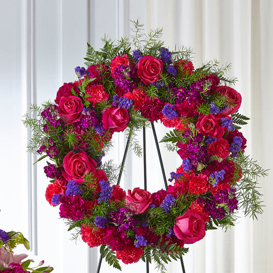 Calming Colors Wreath –  Dejavu Florist And Balloons, Durham NC