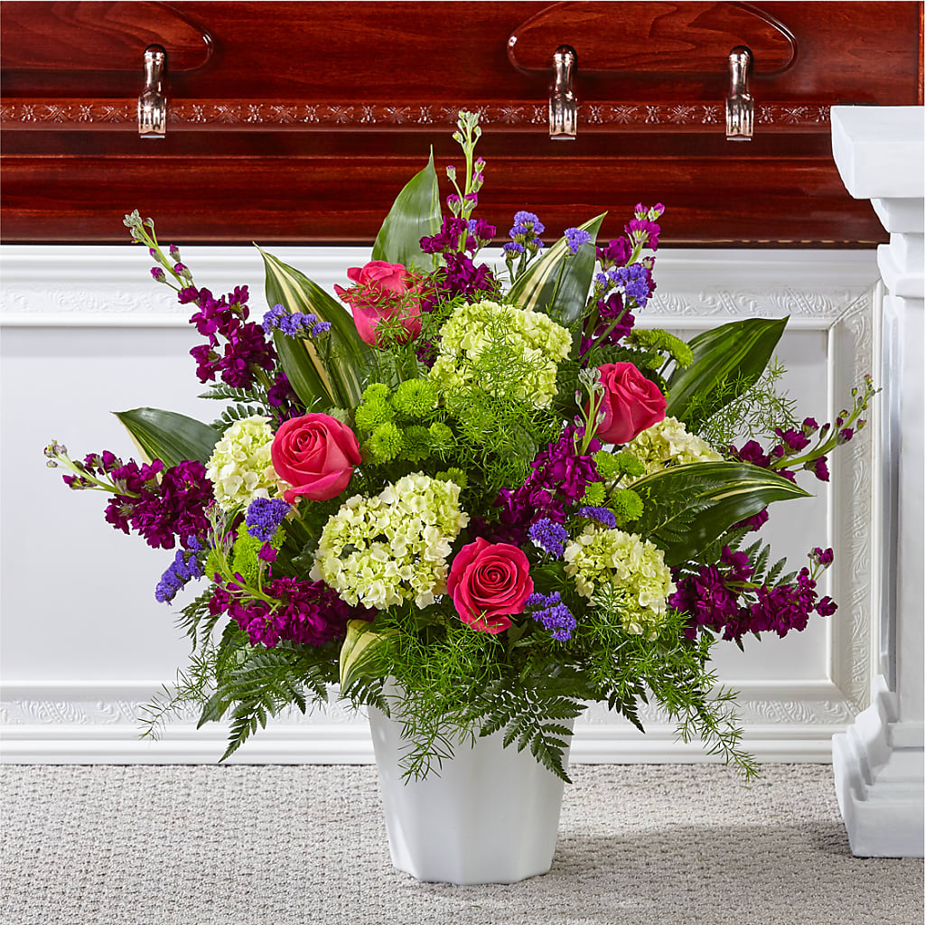 Beautiful Horizons Floor Basket –  Dejavu Florist And Balloons, Durham NC