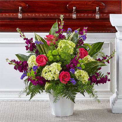 Beautiful Horizons Floor Basket –  Dejavu Florist And Balloons, Durham NC