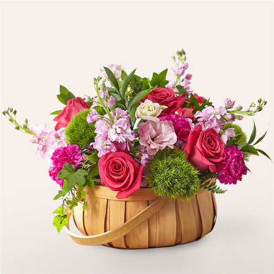 Radiance in Bloom Basket –  Dejavu Florist And Balloons, Durham NC