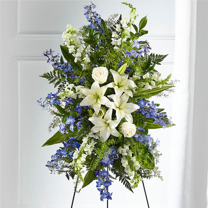 Faithful Friend Standing Spray –  Dejavu Florist And Balloons, Durham NC