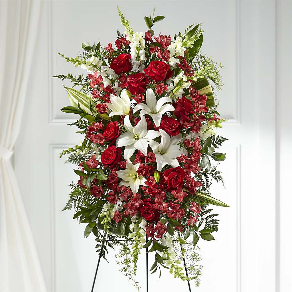 Everlasting Memory Standing Spray –  Dejavu Florist And Balloons, Durham NC