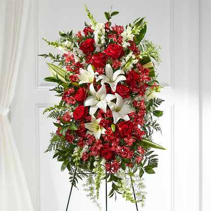 Everlasting Memory Standing Spray –  Dejavu Florist And Balloons, Durham NC