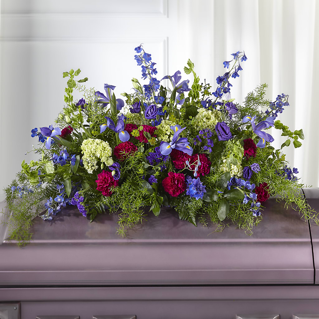 Always Treasured Casket Spray –  Dejavu Florist And Balloons, Durham NC