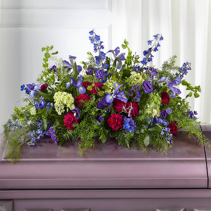 Always Treasured Casket Spray –  Dejavu Florist And Balloons, Durham NC
