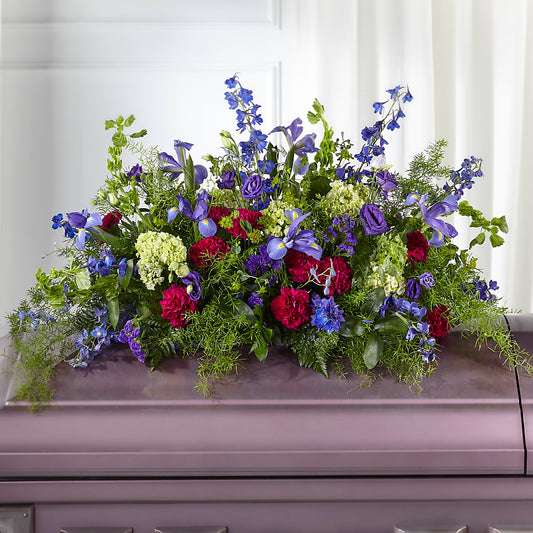 Always Treasured Casket Spray –  Dejavu Florist And Balloons, Durham NC