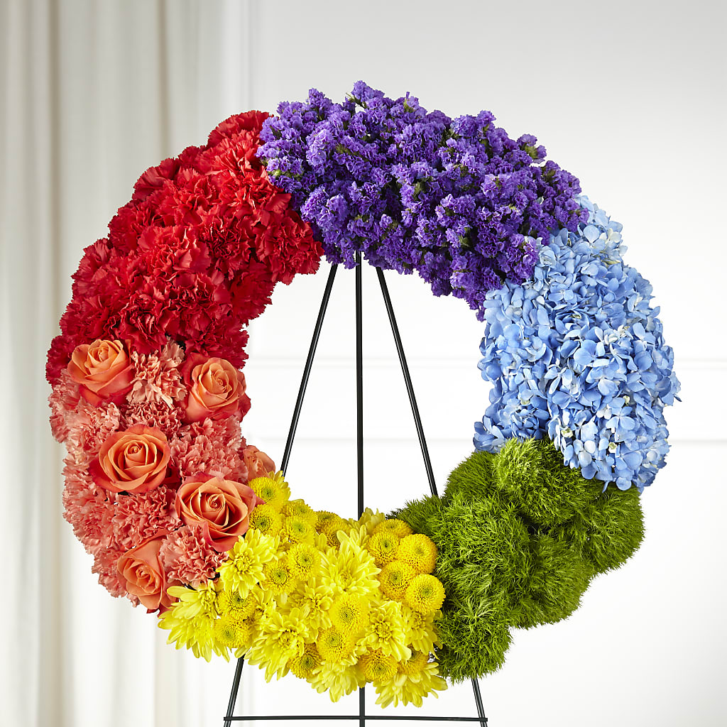 Circle of Love Wreath –  Dejavu Florist And Balloons, Durham NC