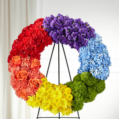 Circle of Love Wreath –  Dejavu Florist And Balloons, Durham NC