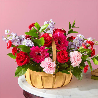 Pink Picnic Basket –  Dejavu Florist And Balloons, Durham NC