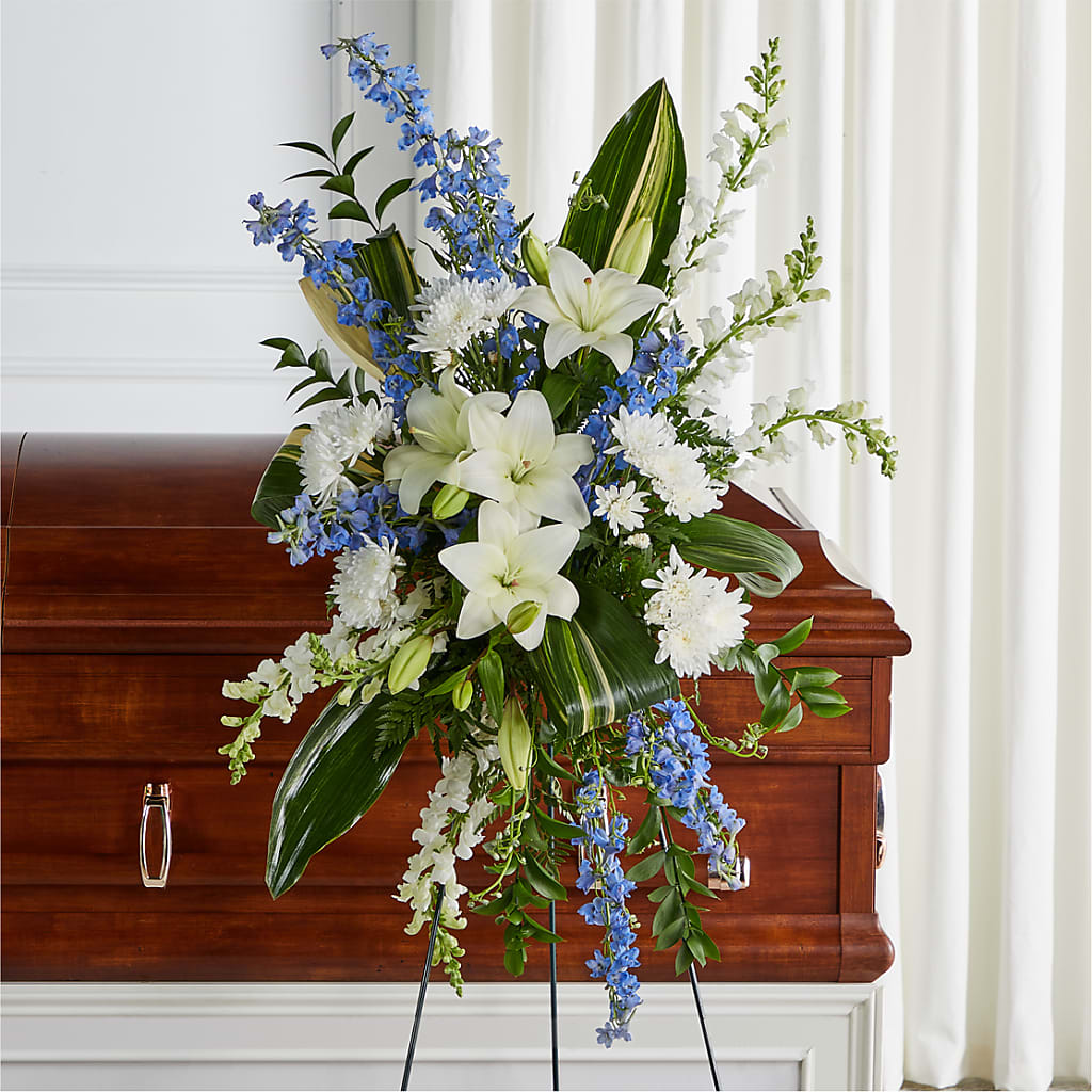Eternal Impressions Standing Spray –  Dejavu Florist And Balloons, Durham NC