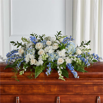 Timeless Essence Casket Spray –  Dejavu Florist And Balloons, Durham NC