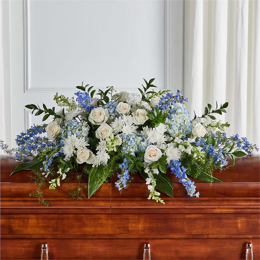 Timeless Essence Casket Spray –  Dejavu Florist And Balloons, Durham NC