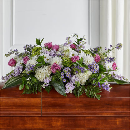 Meadows of Serenity Casket Spray –  Dejavu Florist And Balloons, Durham NC