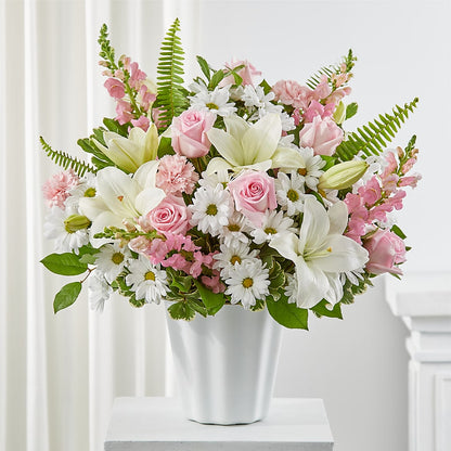 Soft Touch Tabletop Basket –  Dejavu Florist And Balloons, Durham NC
