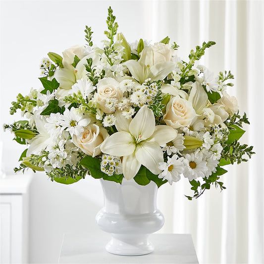 Uplifting Urn Arrangement –  Dejavu Florist And Balloons, Durham NC