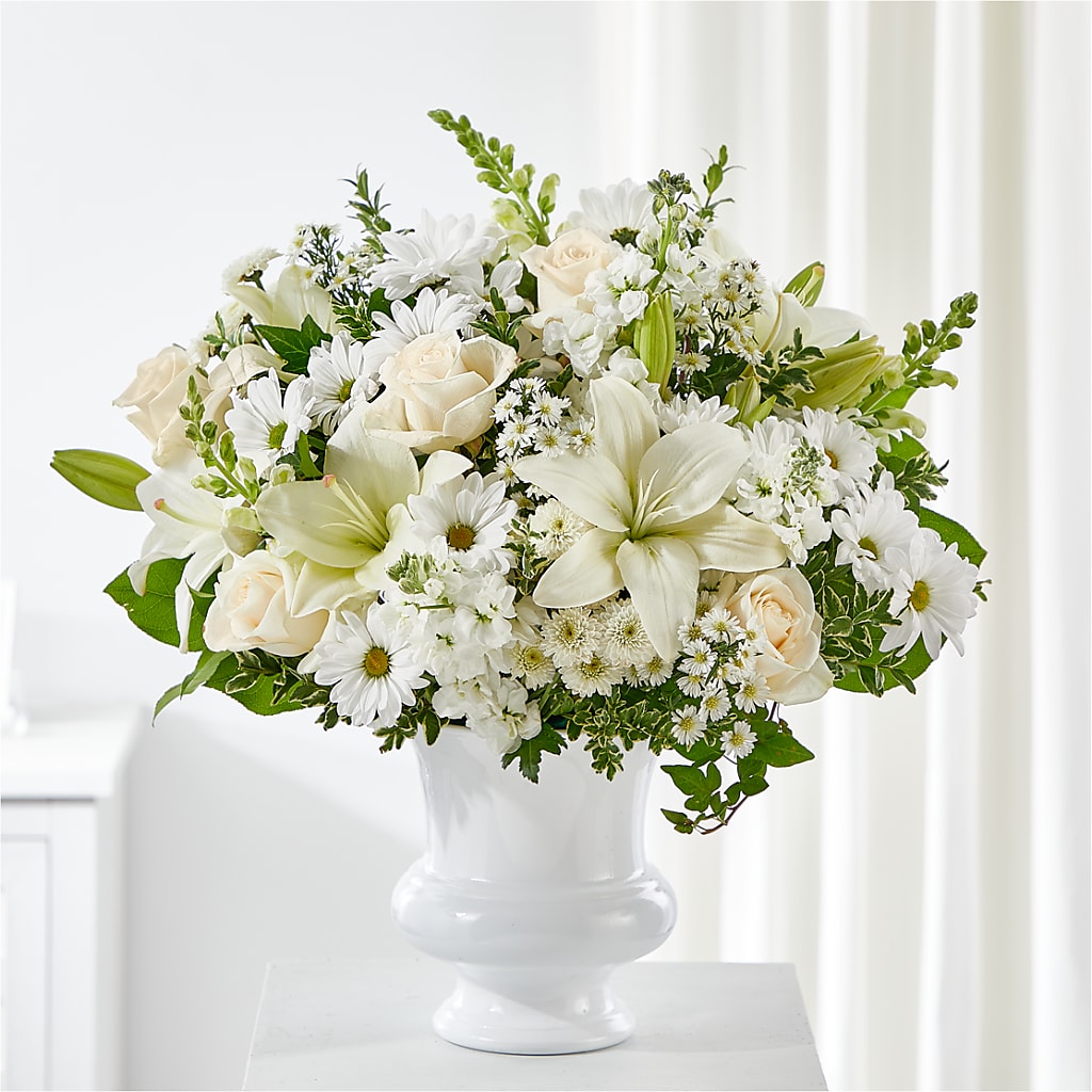 Uplifting Urn Arrangement –  Dejavu Florist And Balloons, Durham NC
