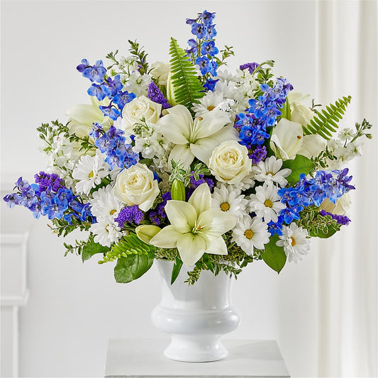 Expressions of Hope Urn Arrangement –  Dejavu Florist And Balloons, Durham NC
