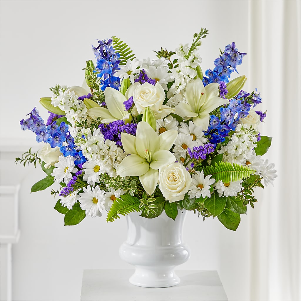 Expressions of Hope Urn Arrangement –  Dejavu Florist And Balloons, Durham NC
