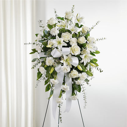 With Care Standing Spray –  Dejavu Florist And Balloons, Durham NC