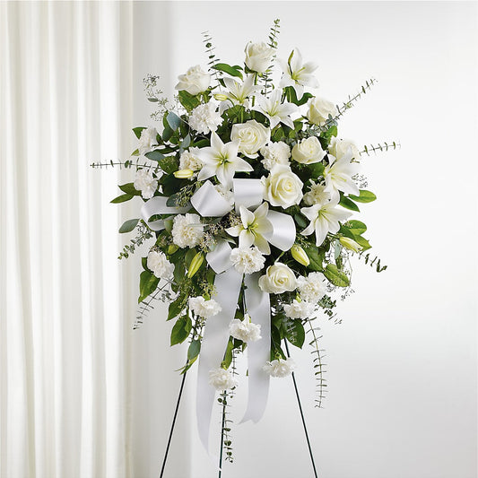 With Care Standing Spray –  Dejavu Florist And Balloons, Durham NC