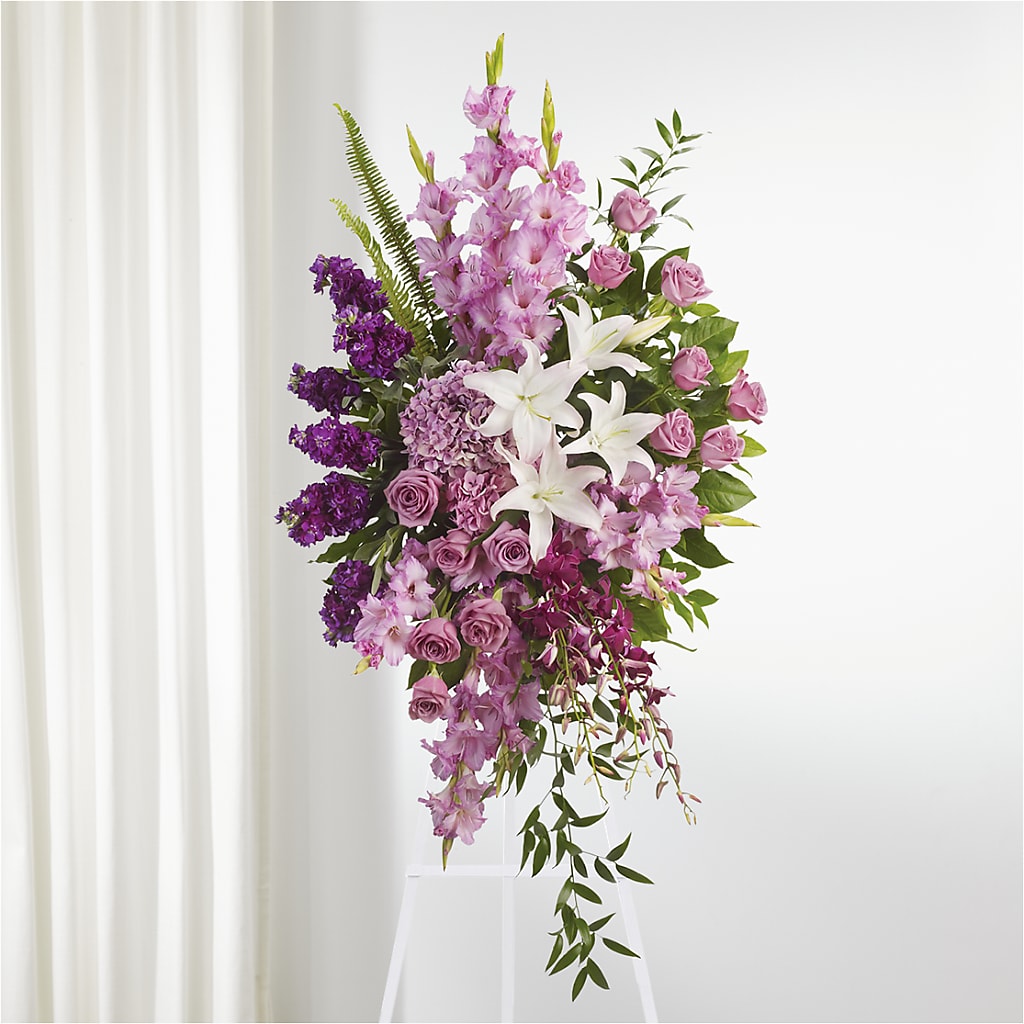 Never Alone Standing Spray –  Dejavu Florist And Balloons, Durham NC
