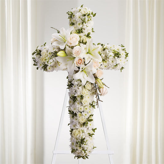 Spiritual Guidance Standing Spray –  Dejavu Florist And Balloons, Durham NC