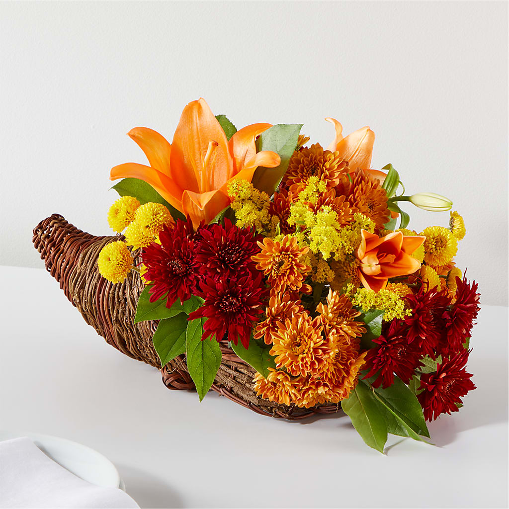 Bouquet of Blessings Cornucopia –  Dejavu Florist And Balloons, Durham NC