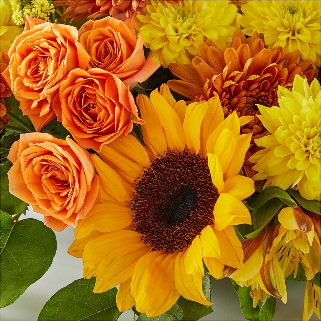 Autumn Harmony Centerpiece –  Dejavu Florist And Balloons, Durham NC