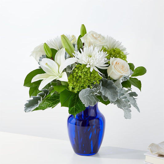 Snowy Dreams Bouquet –  Dejavu Florist And Balloons, Durham NC