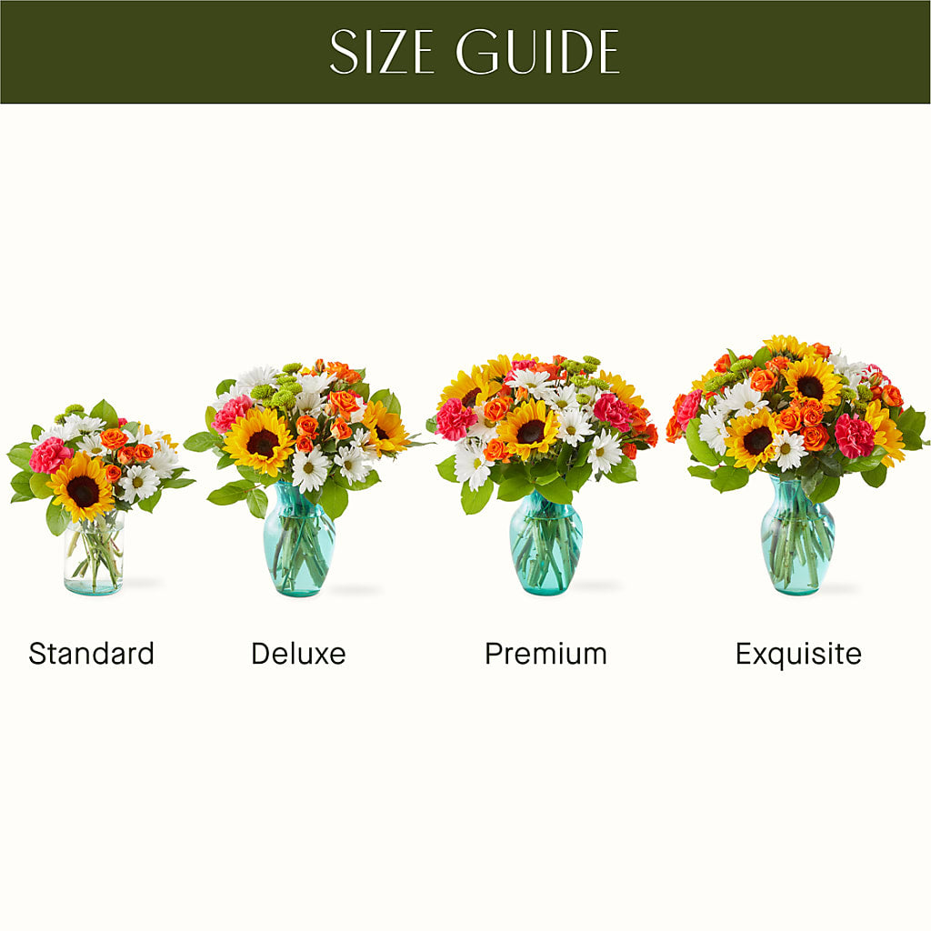 Sun-drenched Blooms Bouquet –  Dejavu Florist And Balloons, Durham NC